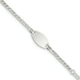 thumbnail image 1 of Sterling Silver Baby ID Bracelet (Weight: 3.96 Grams, Length: 6 Inches), 1 of 3