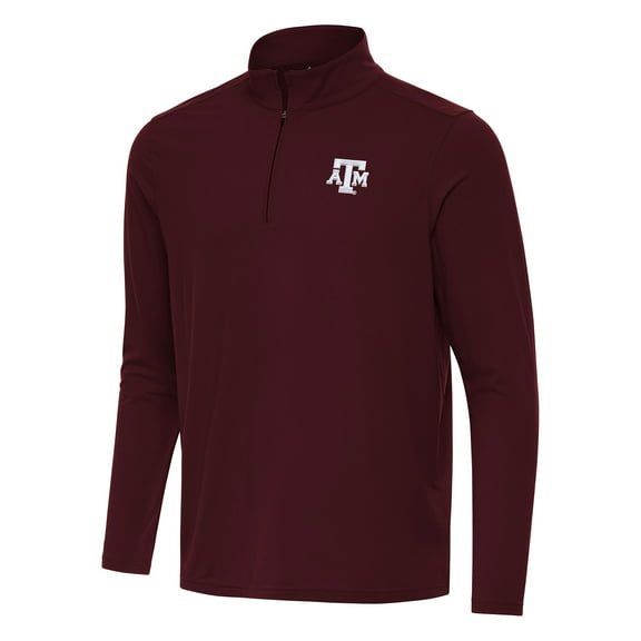 Men's Antigua Maroon Texas A&M Aggies Intent Quarter-Zip Top
