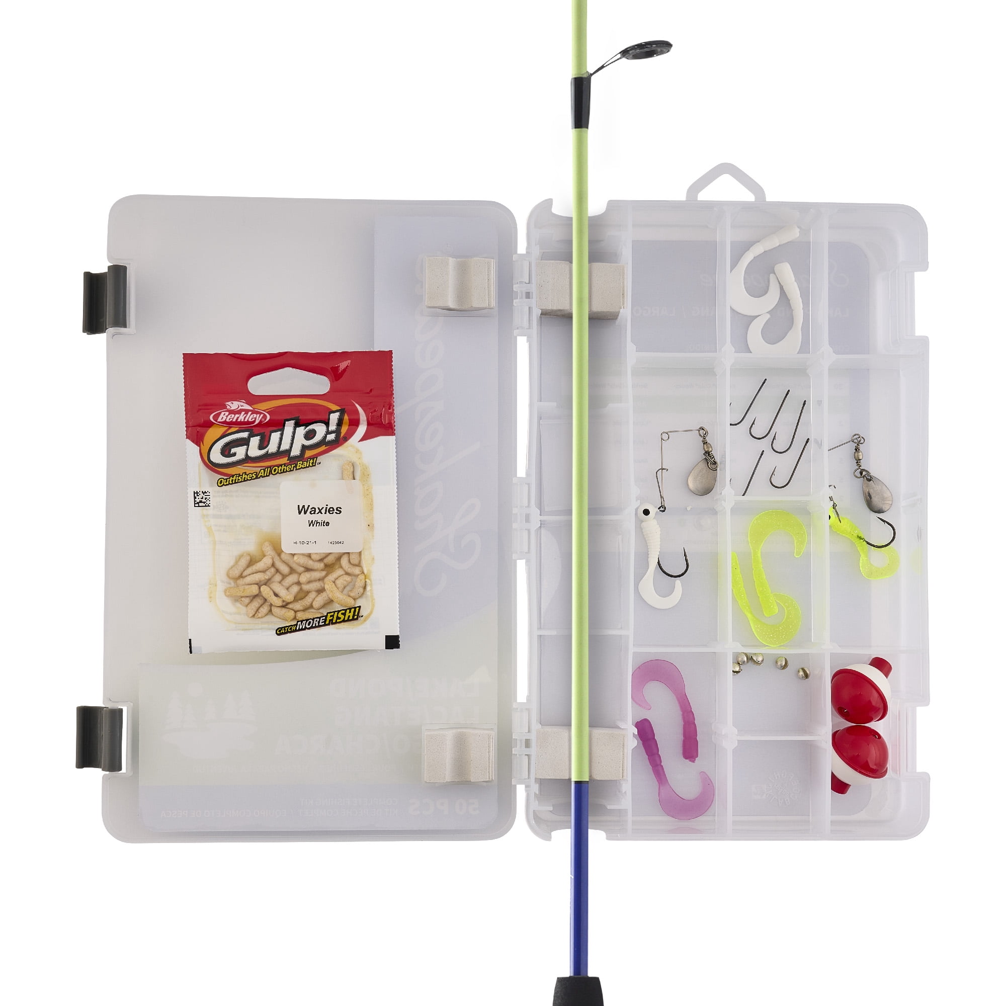 Shakespeare Catch More Fish Lake/Pond Spinning Reel and Fishing Rod Combo