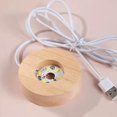 thumbnail image 2 of Crystal Ball Night Light Handicraft USB Plug-in Bedside Lamp Lighting Ornament, 2 of 6