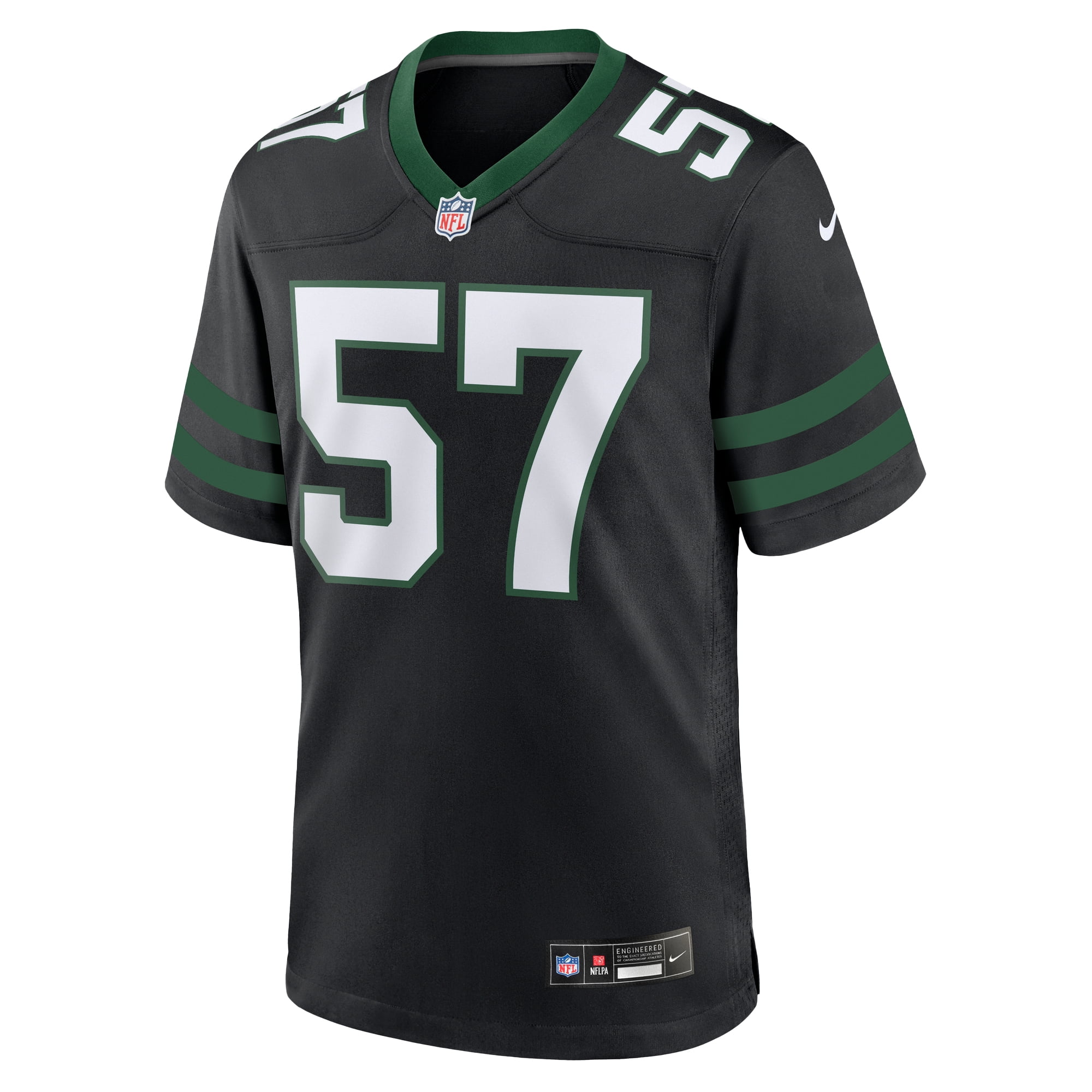 Men's Nike Mosley Legacy Black New York Jets Alternate Game - Main Image