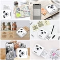 thumbnail image 4 of Impresora térmica portátil sin tinta de 300 DPI para etiquetas, notas de estudio, fotos, manualidades y diarios. Impresora portátil de bolsillo con Bluetooth para teléfono (blanca)., 4 of 5