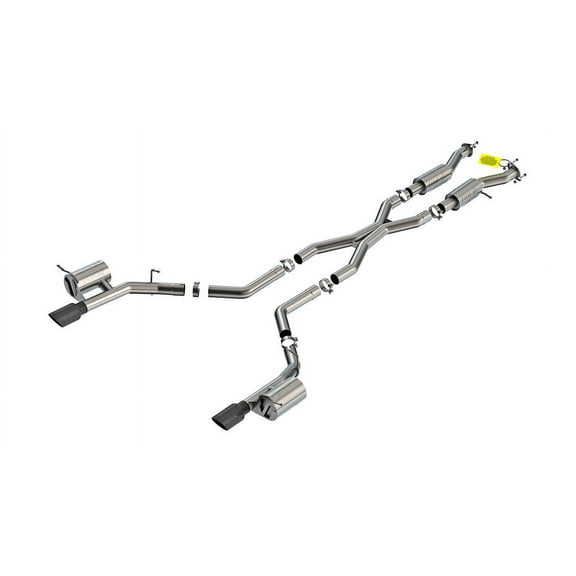 Borla 140886BC Cat-Back Dual Truck Single Split Rear Exit Exhaust System Kit