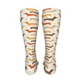 thumbnail image 6 of Rateoe Dachshund print Women's Men's Novelty 20in Crew Socks Cotton Socks Knee High Socks for Walking,Running,Nurses,Pregnancy-One Size, 6 of 8