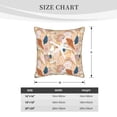 thumbnail image 4 of Xecao Tropical Beach Sea Shell Print Soft Velvet Decorative Throw Pillow Covers, Square Cushion Cases for Bed, Sofa, Living Room, Car, and Indoor Outdoor Use-18"x18", 4 of 8