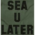 thumbnail image 2 of Funny Beach Lover Sea You Ocean Vibes Unisex Plus Fleece Graphic Hoodie Brisco Brands 3X, 2 of 5