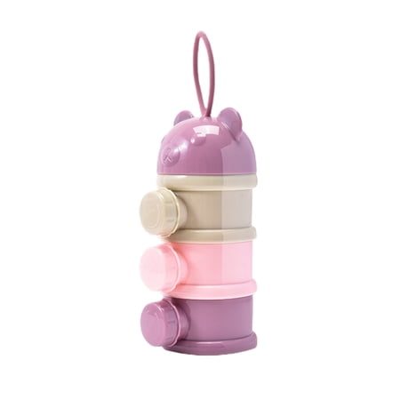 Grofry Baby Milk Powder Storage Box Portable Multi-layer Feeding Box Food Storage Container for Infant