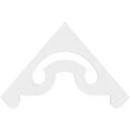thumbnail image 2 of Ekena Millwork 48"W x 28"H x 1"P (14/12) Pitch Northwest Architectural Grade PVC Gable Pediment, 2 of 5