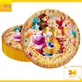 thumbnail image 2 of 24 Pz Plato Cartón Premium Pastelero Fiesta De Cumpleaños Felicidades 3, 2 of 4