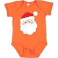 thumbnail image 3 of Inktastic Santa Claus, Smiling Santa, Red Hat, White Beard Boys or Girls Baby Bodysuit, 3 of 5
