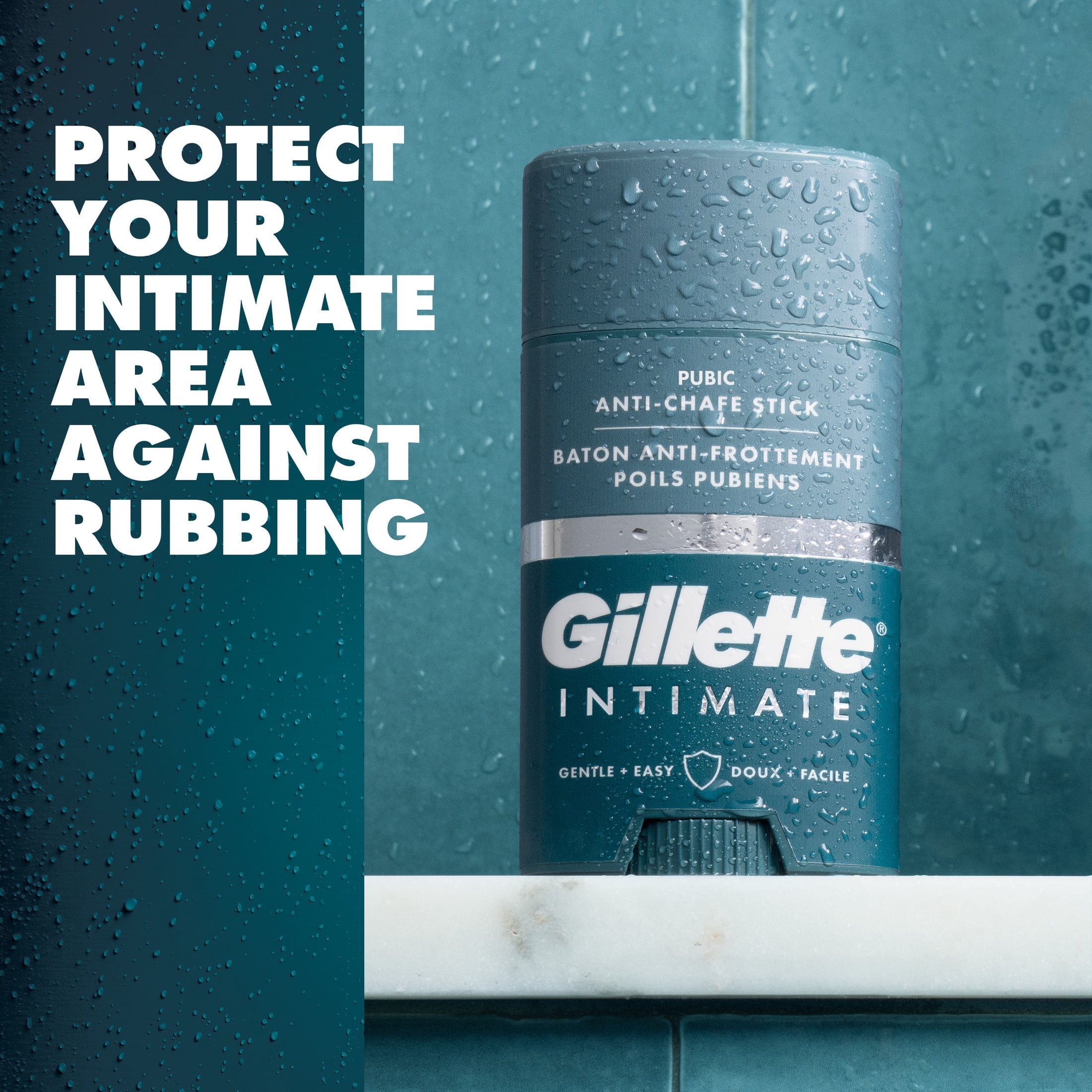 Gillette Intimate Pubic Anti-chafe Stick, 1.7oz