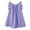 Purple, variant on Huanglei Toddler Girls Fly Sleeve Solid Dress Dance Party Dresses Clothes