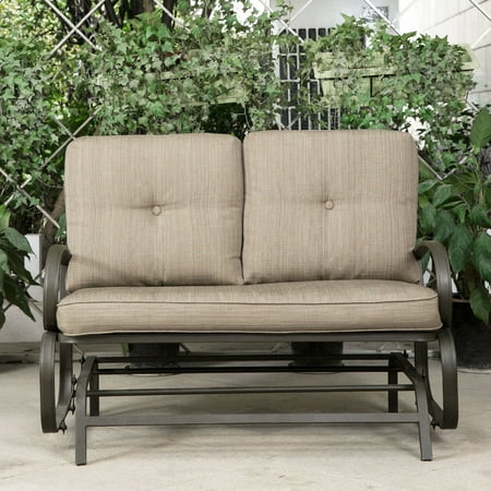 glider iron gradient patio cloud mountain brown loveseat wrought dialog displays option button additional opens zoom
