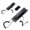 Black, variant on SharkTRUE Spring Loaded Toggle Latches, Nickel Plated Iron, Secure Clamp Fastener, 6 Pack, 1.93 x 0.83 Inch