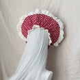thumbnail image 7 of Vjnyvs Victorian Lace Bonnet Hat for Women – Vintage Polka Dot Colonial Sun Cap, Elegant Retro Headwear for Carol Party, Halloween, 7 of 7