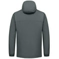 thumbnail image 6 of Little Donkey Andy Mens Windbreak Jacket, Quick Drying Water Repellent Light Jackets for Men Wrinkle Reduction (Grey XXL), 6 of 7