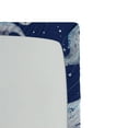 thumbnail image 3 of Ambesonne Celestial Fantasy Fitted Sheet, Dreamy Whale Art, Twin Size, Dark Lavender Sea Blue, 3 of 5