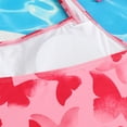 thumbnail image 6 of Cowsor 13-17 Years Girls One Piece Swimsuit with Chest Pad Halter Neck Butterfly Print Bathing Suit Comfortable Swimwear for Teen Girls Summer, 6 of 7