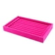 thumbnail image 1 of Caja para presentación de joyas ANGGREK bandeja de almacenamiento para pendientes organizador de terciopelo color rojo Rosa, 1 of 7