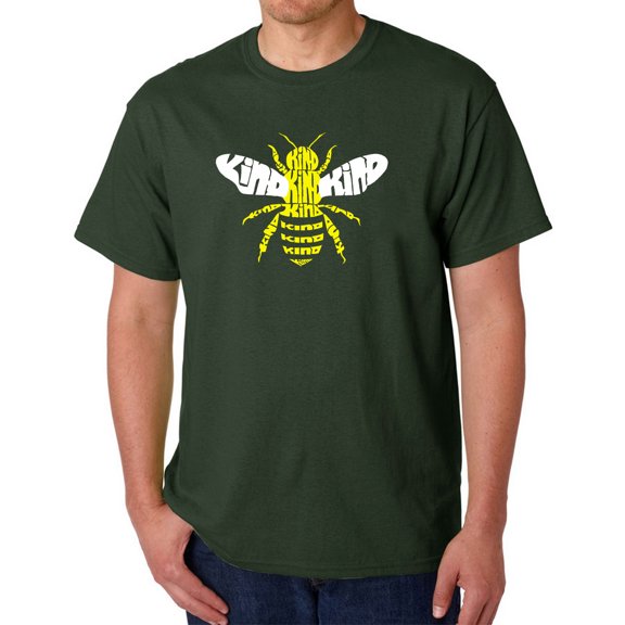 Men's Word Art T-shirt - Bee Kind