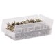thumbnail image 2 of Caja de basura Nesting Shelf Akro-Mils 30130 de plástico transparente, paquete de 12, 2 of 6