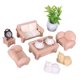 thumbnail image 5 of Juego de Muebles en Miniatura para Casa de Muñecas, Juguete de Simulación, Accesorios de Escena, Sofá en Miniatura, Mesa de Té, Juguetes, Manualidades 11 piezas, 5 of 10