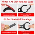 thumbnail image 4 of UTV Center Mirror for .and Roll Bar Adjustable UTV Rear View Mirror Compatible with Polaris RZR Can Am Commander Mule Pioneer Wildcat CFMOTO, 4 of 7