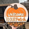 thumbnail image 4 of Dsscvnef Thankgiving Hello Fall Sign for Front Door Thankgiving Pumpkins Door Signs With Maple Leaf Farmhouse Front Porch Hanging for Home Hallway Living Room Thankgiving, 4 of 7