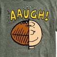 thumbnail image 3 of Peanuts - C Brown Half Football Head - Men's Short Sleeve Graphic T-Shirt, 3 of 6