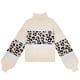 thumbnail image 3 of Gibobby Suéteres mujer, Suéter Sherpa con Cuello Alto Falso para Mujer Suéter para Mujer, ajuste casual, invierno(Beige,XG), 3 of 5