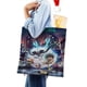 thumbnail image 4 of Amphibia Bolso de tela con estampado de lienzo para mujer, bolsa de compras reutilizable y estética, con cremallera interior, regalo para mujer, 35 × 40 cm., 4 of 6