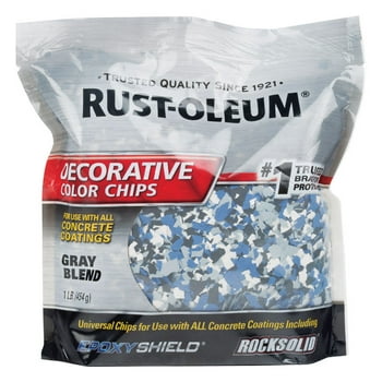 Gray Blend, Rust-Oleum Decorative Chips-301359, 1 lbs