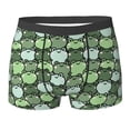 thumbnail image 6 of Men's Boxer Briefs, cute frog cartoon Soft Comfy Mens Underwear Boxer Briefs Breathable With Widen Waist, 6 of 7