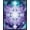 Purple, Pattern 3, variant on ODIKA 4'x6' Machine Washable Non-Slip Area Rug, Cosmic Nebula Swirl Galaxy Spiral Constellation High Traffic Rug, Purple, 166290