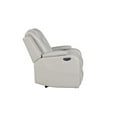 thumbnail image 5 of Benz LED & Power Reclining 3 Pc Set Made With Faux Leather in Ice/ White, 5 of 20