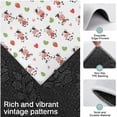 thumbnail image 3 of White Cow Strawberry Leaf Pattern Kitchen Rugs Sets Of 3,Kitchen Runner Rugs Non Skid Washable,Decorative Kitchen Floor Mats for Kitchen,Sink,Laundry,17"x30"+ 17"x47" + 17"x59", 3 of 6