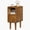 Walnut, variant on LUDORU Narrow Nightstand, Solid Wood Night Stand with Drawers, Walnut Mid Century Modern Nightstand, Small Beside Table with Open Storage Shelf for Bedroom (10 inch)