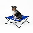 thumbnail image 6 of Coolaroo On the Go Elevated Travel Dog Bed, Medium, Aquatic Blue, 6 of 7