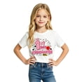thumbnail image 4 of Toddler Kids Girls T Shirts Short Sleeve Graphic Tees Prints Casual Shirts For Youth Top Casual Loose Tops 4-5 Years, 4 of 4
