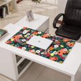 thumbnail image 3 of Long Mouse Pads for Desk,Pioneer Flower Floral Print Pattern Desk Mats on Top Of Desks, Desk Mouse Pad Extra Large with 3mm Non-Slip Base and Stitched Edge for Gaming,Office,Work,Home 31.5"x15.7", 3 of 6