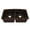 Brown, variant on Karran Undermount Quartz Composite 32 in. 50/50 Double Bowl Kitchen Sink in White