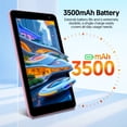 thumbnail image 5 of Tablet 7 inch Android 15 Tablet, 3GB RAM 32GB ROM 1TB Expandable,Penta-core Processor Tablet PC，Wi-Fi 6, 5G dual-band，3000mAh Battery, Dual Camera, Educational, Games,Pink, 5 of 8