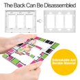 thumbnail image 4 of Yayeee Rocker Switch Wall Plate 1-Gang 4.6"x2.9" Home Decorative Outlet Cover, Abstract Geometric, 4 of 6