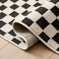 thumbnail image 4 of Rug Branch Maise Checkered Indoor Outdoor Area Rug, Black White, Modern - Entryway, Hallway, Bathroom, and Kitchen, 4 of 5