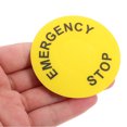 thumbnail image 3 of OUNONA 6-Pack Emergency Stop Warning Decals PVC Adhesive Safety Labels for Industrial Machine Control Buttons, 3 of 6