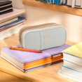 thumbnail image 4 of Pencil ， Pencil For Adult Extendable Big Pencil Pouch With Zipper Compartments Pen Pencil Organizer For Stationery Large Craft Storage Organizer Craft Storage Cabinet with Fold Out Table Stationery, 4 of 4