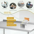 thumbnail image 6 of Gymax 60'' x 24'' Stainless Steel Table for Prep & Work w/ Backsplash, 6 of 10