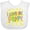 AA-White, variant on Inktastic I Love My Pappy- Sun and Rainbow Letters Boys or Girls Baby Bib