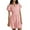 DT-Pink, variant on DailyTrove Women's Short Sleeve Wrap Dress-V-Neck-Ruffle Hem-Cotton Blend-for Casual Weekend/Summer Outing-Flattering Wrap Style