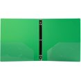 thumbnail image 4 of JAM Paper Plastic Binders, 1 inch, 3 Metal Rings, Green, 1 Pack, 4 of 6